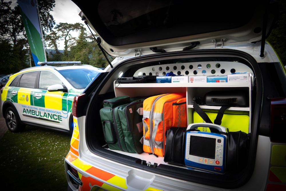 NHS Trust launches first electric Kia e-Nitro emergency response vehicle